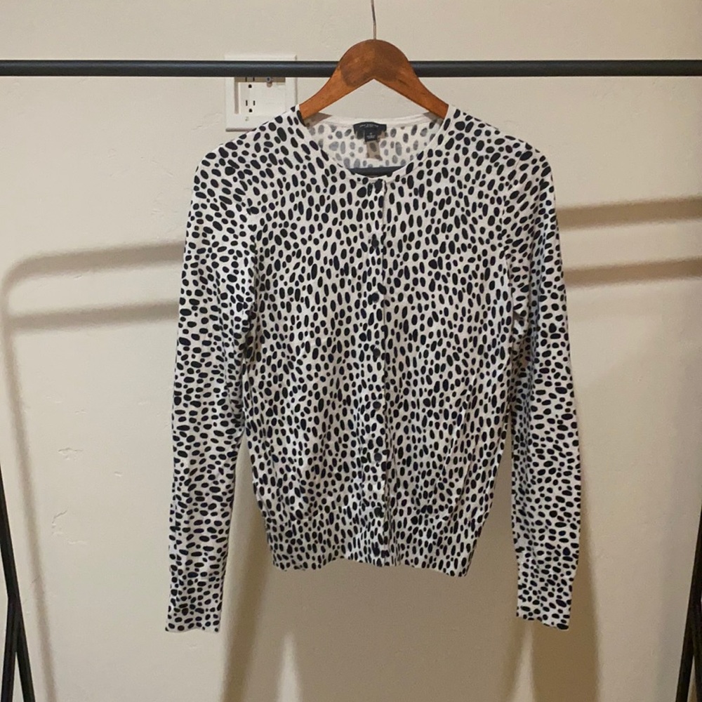 Animal print sweater